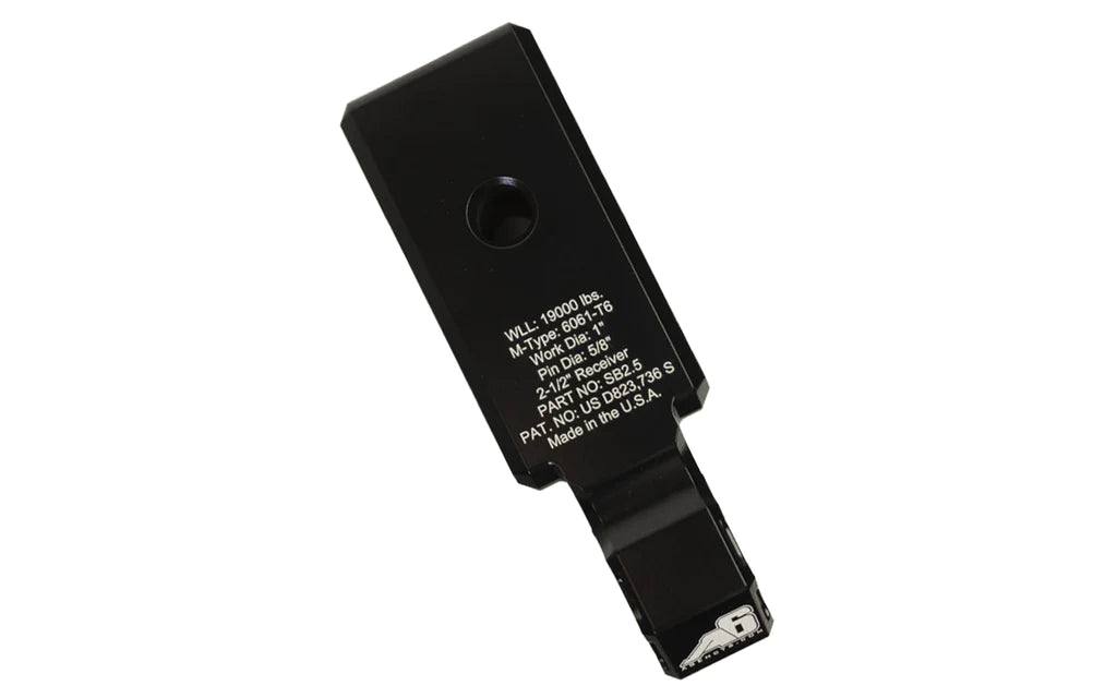 Shackle Block 2.5" Assembly - Black