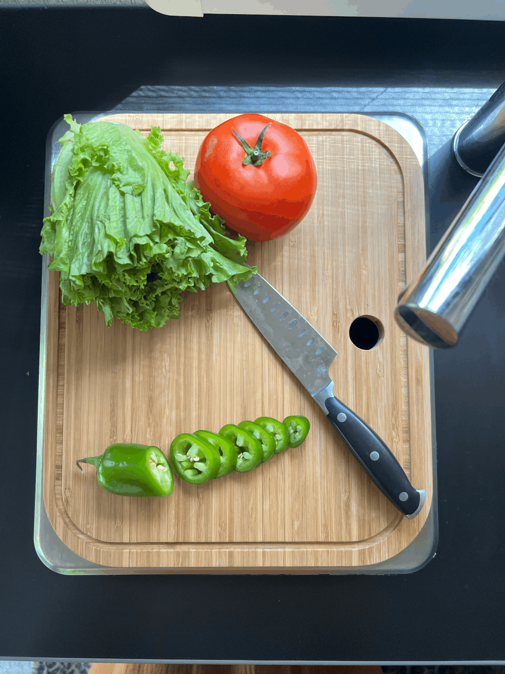 Winnebago Ekko Bamboo Sink Cutting Board