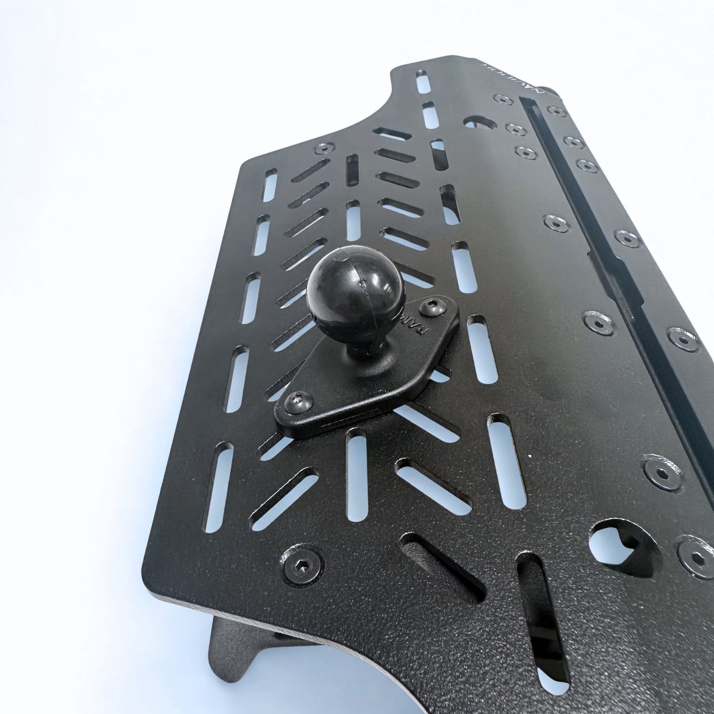 Ford Transit Dash Mount – Navidok No-Drill Dash Mount for 12" Screen Vans - with Dual RAM Balls, T-Slot Track