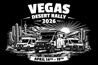 Vegas Desert Rally 2026 Official Event Tee