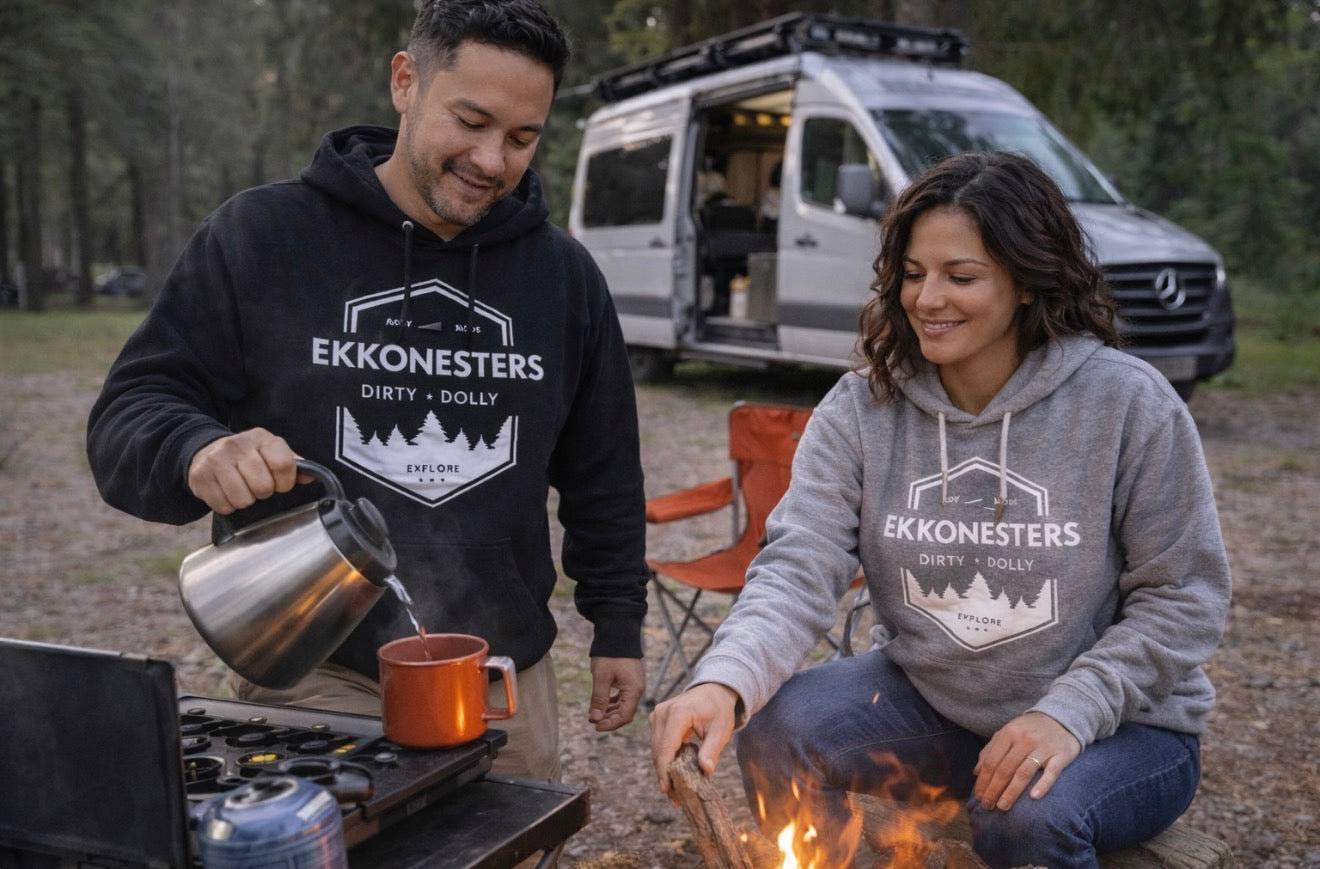 EKKONESTERS Dirty Dolly Explorer Pullover Hoodie Heather Grey