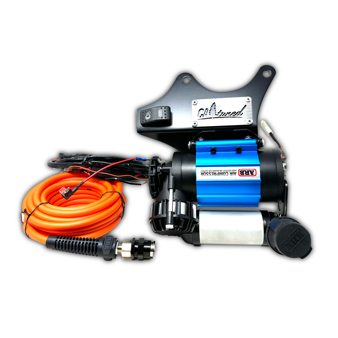 CAtuned Off-Road ARB Compact Air Compressor with Mount and Air Fitting Kit for Subaru Outback