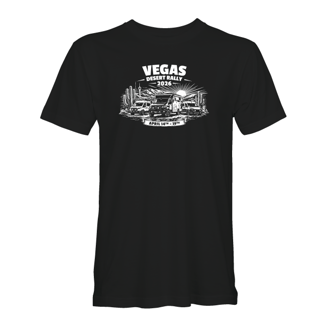 Vegas Desert Rally 2026 Official Event Tee