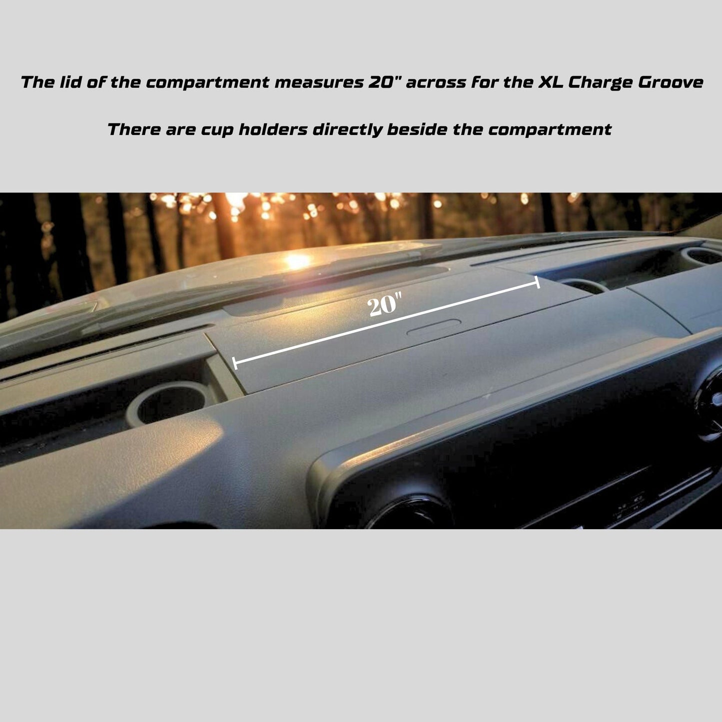 Mercedes Sprinter Dash Console Cable Organizer - CHARGE GROOVE